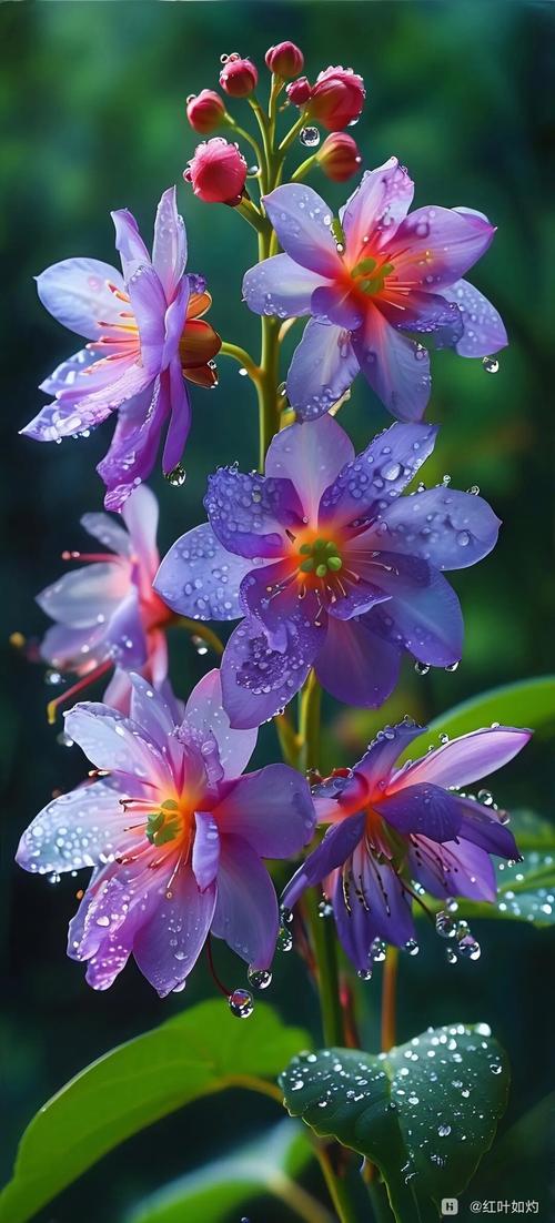 青蓝白紫 花影里的低语